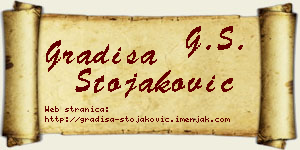 Gradiša Stojaković vizit kartica